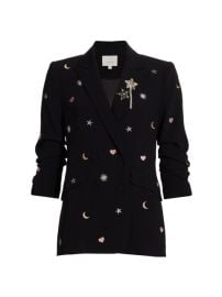 Shop Cinq  Sept Lila Hearts amp Stars Blazer at Saks Fifth Avenue