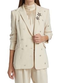 Shop Cinq  Sept Lila Hearts amp Stars Blazer at Saks Fifth Avenue