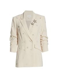 Shop Cinq  Sept Lila Hearts amp Stars Blazer at Saks Fifth Avenue