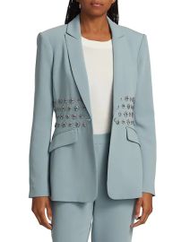 Shop Cinq  Sept Loisa Embellished Blazer at Saks Fifth Avenue