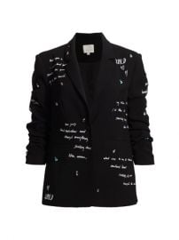 Shop Cinq  Sept Loveletter Kylie Blazer at Saks Fifth Avenue