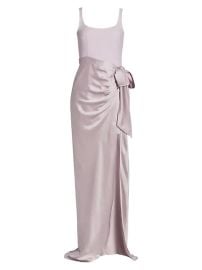 Shop Cinq  Sept Marian Draped Gown at Saks Fifth Avenue