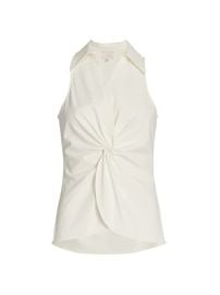 Shop Cinq  Sept Mckenna Sleeveless Knotted Top at Saks Fifth Avenue