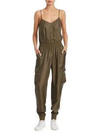 Shop Cinq  Sept Twill Amia Jumpsuit at Saks Fifth Avenue