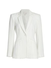 Shop Cinq  Sept Zion Contrast Stitch Blazer at Saks Fifth Avenue