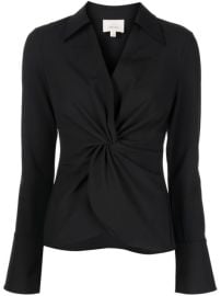 Shop Cinq A Sept Mckenna knot-detail shirt with Express Delivery - at Farfetch