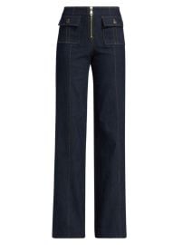 Shop Cinq Sept Azure High-Rise Wide-Leg Jeans at Saks Fifth Avenue