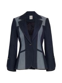 Shop Cinq Sept Celie Two-Tone Denim Jacket at Saks Fifth Avenue