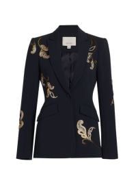 Shop Cinq Sept Cheyenne Paisley-Embroidered Blazer at Saks Fifth Avenue