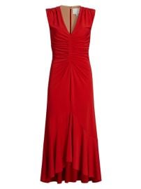 Shop Cinq Sept Dianne Ruched Midi-Dress at Saks Fifth Avenue