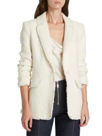 Shop Cinq Sept Khloe Boucle Blazer at Saks Fifth Avenue