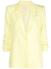 Shop Cinq Sept Khloe Crepe Ruched Blazer at Saks Fifth Avenue