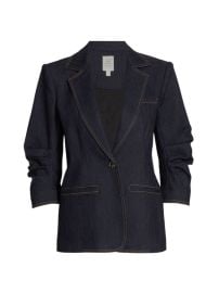 Shop Cinq Sept Khloe Denim Blazer at Saks Fifth Avenue