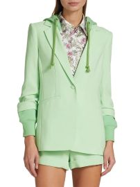 Shop Cinq Sept Khloe Hooded Blazer at Saks Fifth Avenue