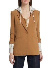 Shop Cinq Sept Khloe Hooded Blazer at Saks Fifth Avenue