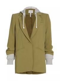 Shop Cinq Sept Khloe Hooded Blazer at Saks Fifth Avenue