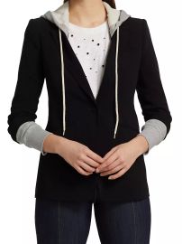 Shop Cinq Sept Khloe Hooded Blazer Saks Fifth Avenue at Saks Fifth Avenue