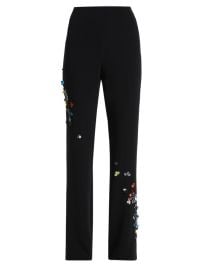 Shop Cinq Sept Kingsley Floral Paillette Pants at Saks Fifth Avenue