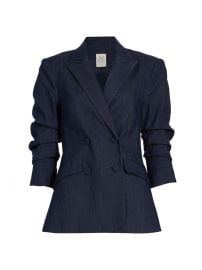 Shop Cinq Sept Kris Denim Blazer at Saks Fifth Avenue