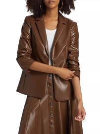 Shop Cinq Sept Kylie Faux Leather Jacket at Saks Fifth Avenue