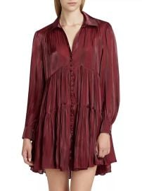 Shop Cinq Sept Lily Tiered Shirtdress at Saks Fifth Avenue