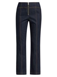 Shop Cinq Sept Loren High-Rise Stretch Straight Crop Jeans at Saks Fifth Avenue