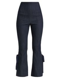 Shop Cinq Sept Lou Tied Flare-Leg Jeans Saks Fifth Avenue at Saks Fifth Avenue