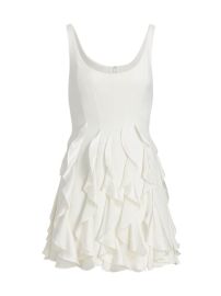 Shop Cinq Sept Madlin Ruffle-Trim Minidress at Saks Fifth Avenue