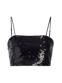 Shop Cinq Sept Nikki Cropped Sequined Top at Saks Fifth Avenue