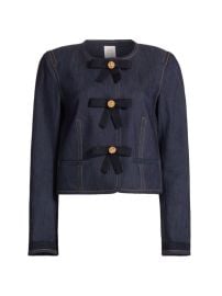 Shop Cinq Sept Taya Denim Jacket at Saks Fifth Avenue