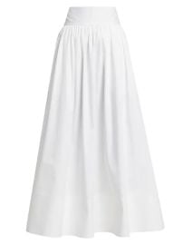 Shop Co Cotton Sateen Midi-Skirt at Saks Fifth Avenue