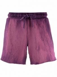 Shop Cotton Citizen tie dye-print cotton track shorts with Express Delivery - at Farfetch