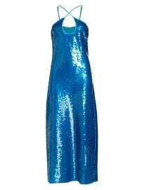 Shop Cult Gaia Lily Sequin-Embroidered Maxi Dress at Saks Fifth Avenue