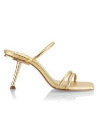 Shop Cult Gaia Lydia Metallic Leather Strappy Sandals at Saks Fifth Avenue