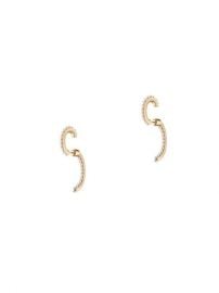 Shop DEMARSON Luna 12K Goldplated amp Faux Pearl Convertible Swirl Earrings up to 70 Off at Saks Fifth Avenue