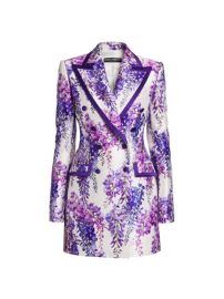 Shop DOLCEGABBANA Double-Breasted Floral Blazer at Saks Fifth Avenue