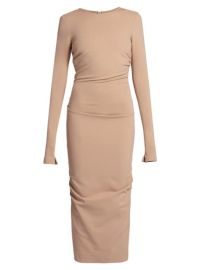 Shop DOLCEGABBANA Ruched Midi-Dress at Saks Fifth Avenue