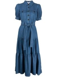 Shop Derek Lam 10 Crosby Buffy denim dress with Express Delivery - at Farfetch