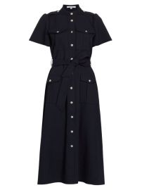 Shop Derek Lam 10 Crosby Judy Utility Belt Shirtdress Saks Fifth Avenue at Saks Fifth Avenue