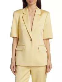 Shop Derek Lam 10 Crosby Martin Short-Sleeve Blazer at Saks Fifth Avenue