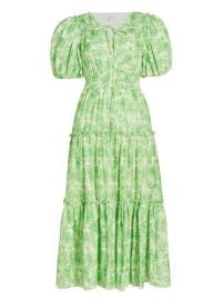 Shop Derek Lam 10 Crosby Philippa Puff-Sleeve Maxi Dress at Saks Fifth Avenue