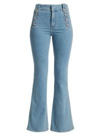 Shop Derek Lam 10 Crosby Robertson High-Rise Stretch Flare Sailor Jeans at Saks Fifth Avenue