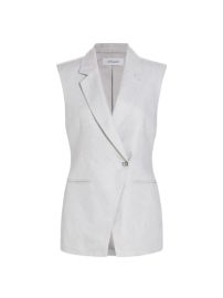 Shop Derek Lam 10 Crosby Taylor Linen-Blend Vest Top at Saks Fifth Avenue