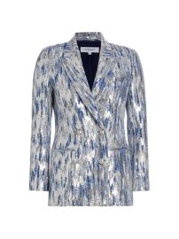 Shop Derek Lam 10 Crosby Walter Sequined Tweed Double-Breasted Jacket at Saks Fifth Avenue