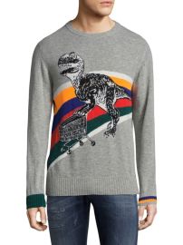 Shop Diesel Dinosaur Crewneck Sweater at Saks Fifth Avenue