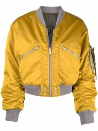 Shop Diesel cropped reversible bomber jacket with Express Delivery - at Farfetch