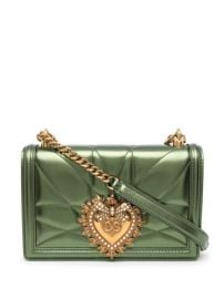 Shop Dolce amp Gabbana Devotion crystal-embellished shoulder bag with Express Delivery - at Farfetch