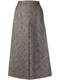 Shop Dolce amp Gabbana Glend plaid longuette skirt with Express Delivery - at Farfetch