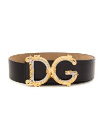 Shop Dolce amp Gabbana baroque DG logo belt with Express Delivery - at Farfetch