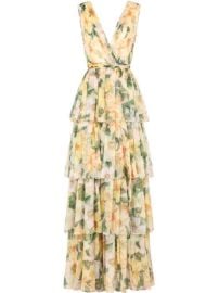 Shop Dolce amp Gabbana camellia-print empire line dress with Express Delivery - at Farfetch